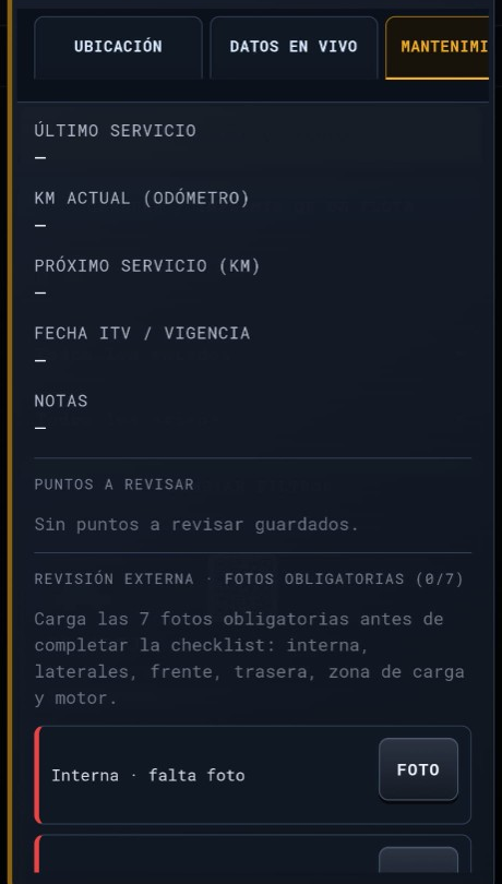 Captura anonimizada de mantenimiento en S.M.A.R.T. Industrial